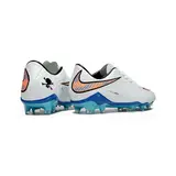Nike Phantom Hypervenom Elite White Blue and Orange Firm Ground FG Football Boot