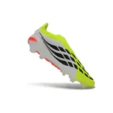 Adidas Predator 26 Elite Laceless Light Green and White Firm Ground FG Football Boot