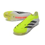 Adidas Predator 26 Elite Laceless Light Green and White Firm Ground FG Football Boot