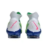 Nike Phantom GX Elite DF White and Green Firm Ground FG Kids Football Boot