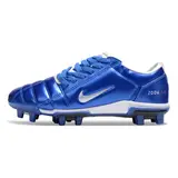 Nike Total 90 III Kids Blue and White Firm Ground FG Football Boot