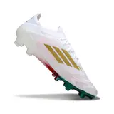Adidas F50 Primeknit Elite White Green and Red Firm Ground FG Football Boot