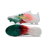 Adidas F50 Primeknit Elite White Green and Red Firm Ground FG Football Boot