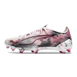Puma Ultra 5 Carbon White and Pink Firm Ground FG Football Boot