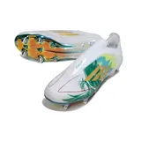 Adidas F50 Elite Laceless White and Green Mixed Studs SG Football Boot