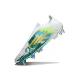 Adidas F50 Elite Laceless White and Green Mixed Studs SG Football Boot