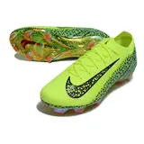Nike Air Zoom Mercurial Vapor 16 Elite Light Green Firm Ground FG Football Boot - Leopard Print