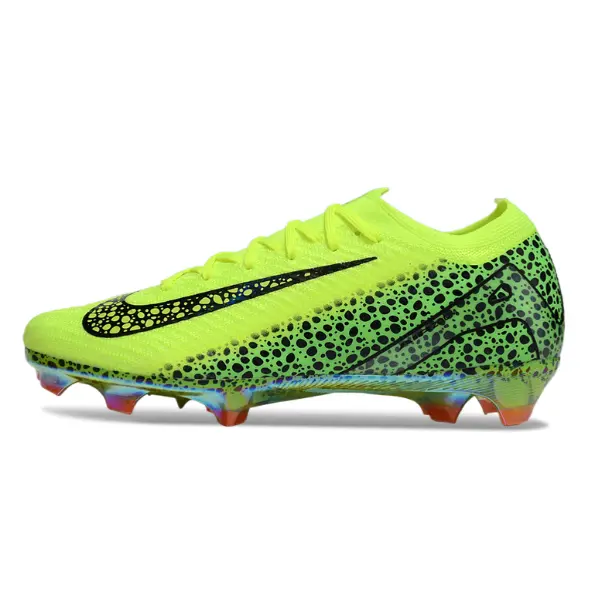 Nike Air Zoom Mercurial Vapor 16 Elite Light Green Firm Ground FG Football Boot - Leopard Print