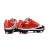 Nike Mercurial Vapor Superfly 1 Elite CR7 Red, Silver and Black Firm Ground FG Football Boot