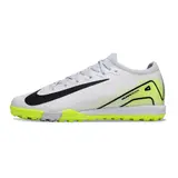 Nike Zoom Mercurial Vapor 16 Elite Kids White and Green Turf TF Football Boot