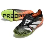 Adidas Predator 30 Elite Tongue Black Green and Orange Firm Ground FG Football Boot