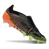 Adidas Predator 30 Elite Tongue Black Green and Orange Firm Ground FG Football Boot