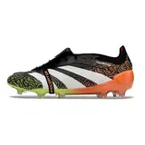 Adidas Predator 30 Elite Tongue Black Green and Orange Firm Ground FG Football Boot