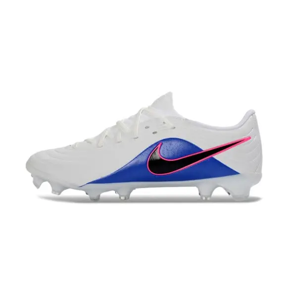 Nike Tiempo Legend 11 Elite White , Blue and Pink Kids Firm Ground FG Football Boot