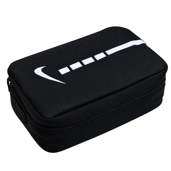 Nike Football Black and White Boot Bag - Dashed Swoosh