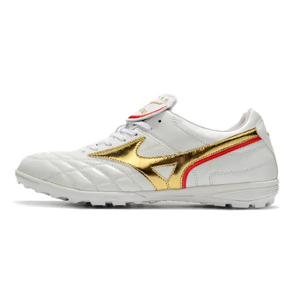 Mizuno Wave Cup White and Gold Turf TF Football Boot