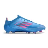 Adidas F50 Primeknit Elite Blue and Pink Firm Ground FG Kids Football Boot