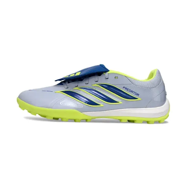 Adidas Predator 26 League Tongue Gray and Green Turf TF Football Boot