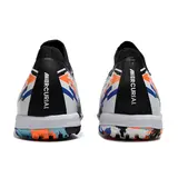 Nike Zoom Mercurial Vapor 16 Elite Kids Black Blue and Orange Turf TF Football Boot