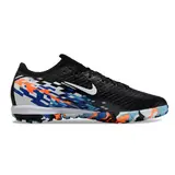 Nike Zoom Mercurial Vapor 16 Elite Kids Black Blue and Orange Turf TF Football Boot