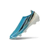 Adidas F50 Hyperfast Laceless Elite World Cup Pack Firm Ground FG Football Boot - Cyan/Blue