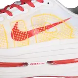 Nike Air Zoom Vomero Premium White and Orange Running Shoes - White/Red/Yellow