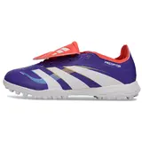 Adidas Predator 25 Elite Tongue Blue and Red Kids Turf TF Football Boot
