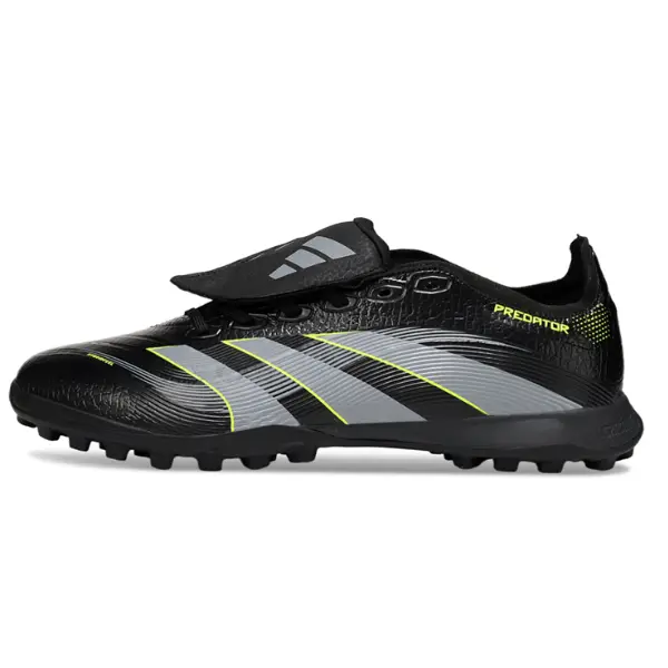 Adidas Predator 25 Elite Tongue Electric Stealth Pack Turf TF Kids Football Boot