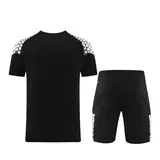 Puma Black and White Training Set T-Shirt and Shorts
