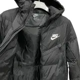 Nike Black Puffer Jacket - Black Hooded