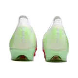 Nike Air Zoom Mercurial Vapor 16 Elite White Pink and Green Firm Ground FG Kids Football Boot