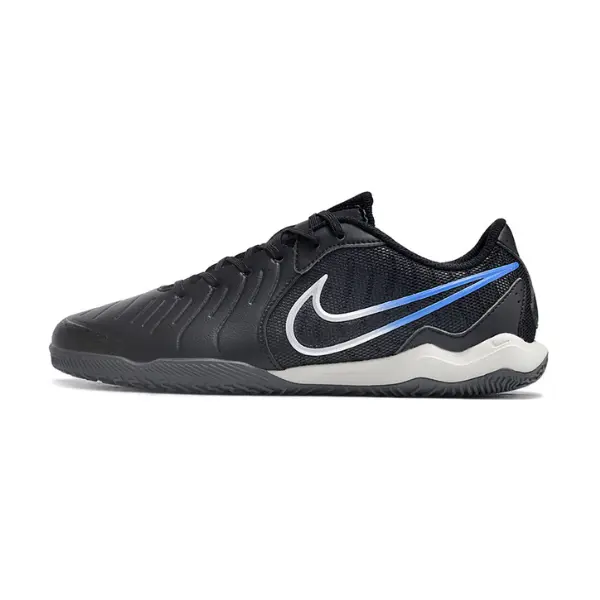 Nike Tiempo 10 Legend Academy Shadow Pack Black and Grey Indoor IC Football Boot