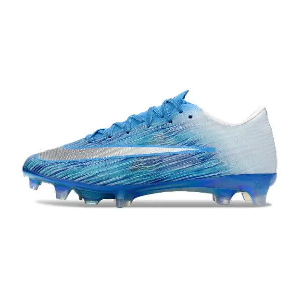 Nike Air Zoom Mercurial Superfly 11 Elite Blue and White Firm Ground FG Kids Football Boot - Light Blue