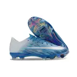 Nike Air Zoom Mercurial Superfly 11 Elite Blue and White Firm Ground FG Kids Football Boot - Light Blue