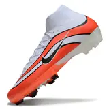 Nike Air Zoom Mercurial Superfly 10 Elite White and Red Firm Ground FG Football Boot