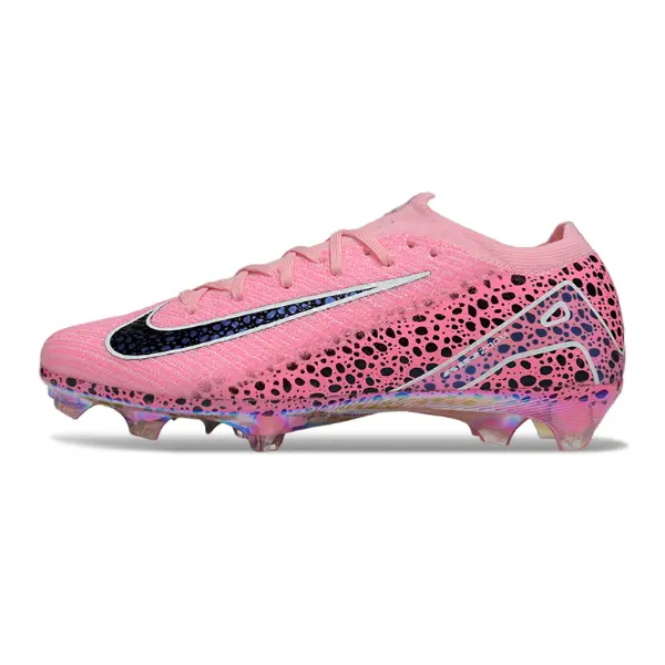 Nike Air Zoom Mercurial Vapor 16 Elite Light Pink Firm Ground FG Kids Football Boot - Pink Print