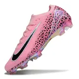 Nike Air Zoom Mercurial Vapor 16 Elite Light Pink Firm Ground FG Kids Football Boot - Pink Print