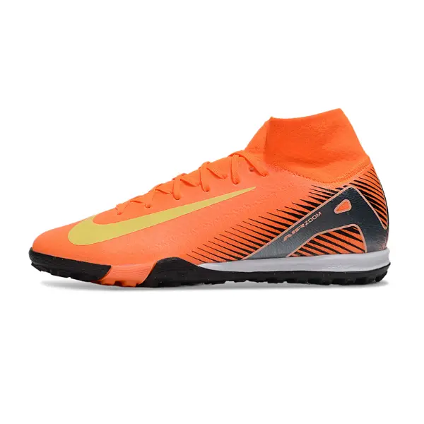 Nike Zoom Mercurial Superfly 10 Elite Orange Turf TF Football Boot