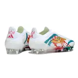 Adidas F50 Elite Laceless White Red and Green Mixed Studs SG Football Boot
