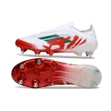 Adidas F50 Elite Laceless White Red and Green Mixed Studs SG Football Boot