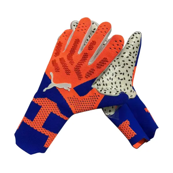 Puma Future Ultimate Orange and Blue Goalkeeper Gloves