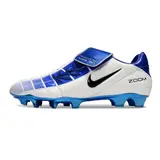 Nike Air Zoom Total 90 III White and Blue Firm Ground FG Football Boot