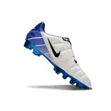 Nike Air Zoom Total 90 III White and Blue Firm Ground FG Football Boot