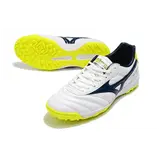 Mizuno Morelia Sala Classic White Green and Blue Turf TF Football Boot