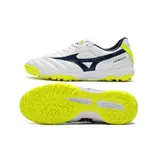 Mizuno Morelia Sala Classic White Green and Blue Turf TF Football Boot