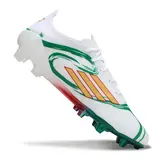 Adidas F50 Elite White Red and Green Firm Ground FG Football Boot