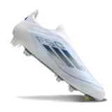 Adidas F50 Elite Laceless White and Blue Firm Ground FG Football Boot - Ice Blue