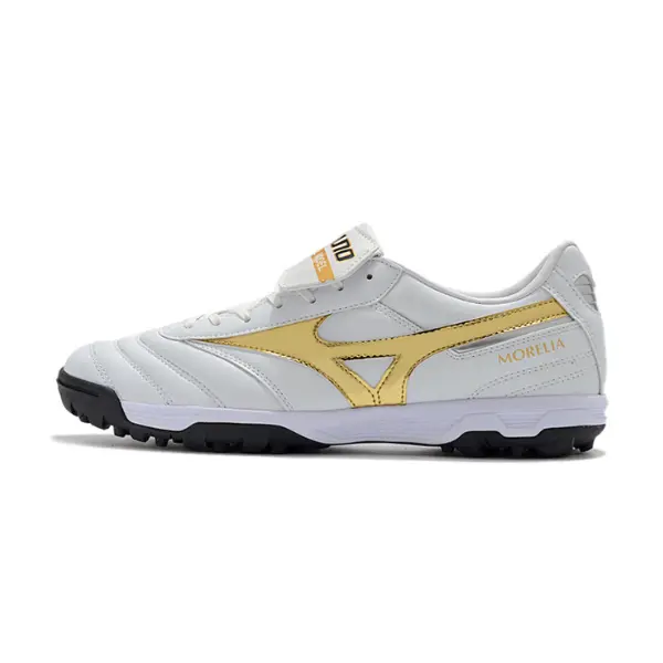 Mizuno Morelia Sala Classic White Gold and Black Turf TF Football Boot