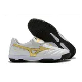 Mizuno Morelia Sala Classic White Gold and Black Turf TF Football Boot