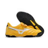 Mizuno Morelia Sala Classic Yellow White and Black Turf TF Football Boot
